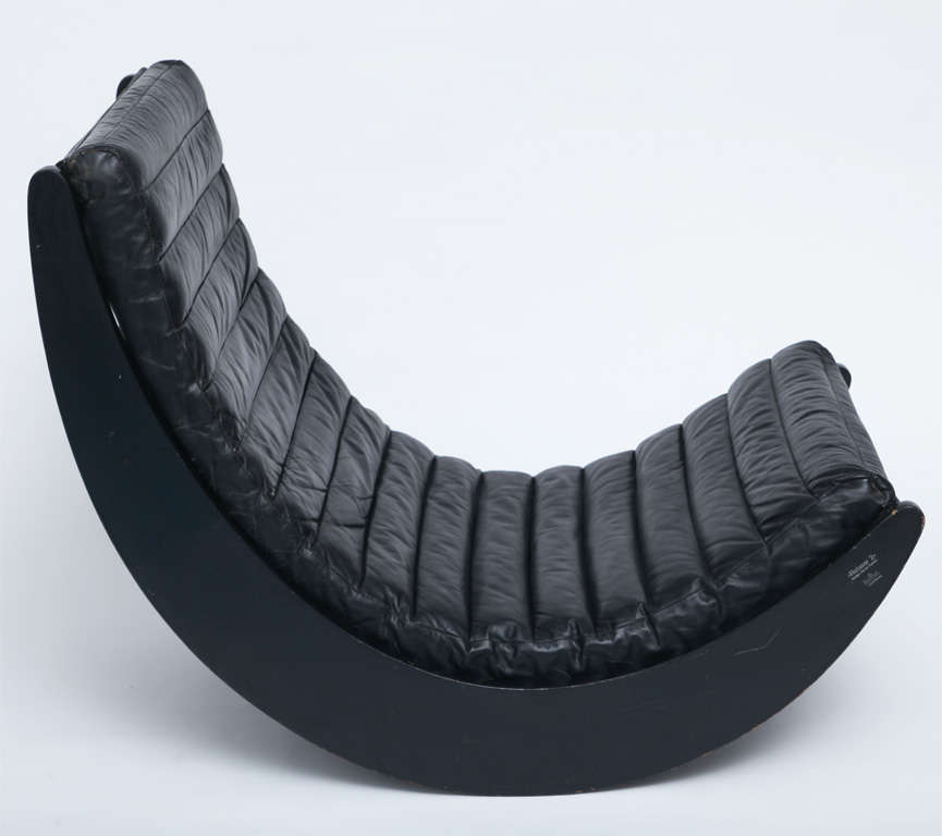 verner panton rocking chair