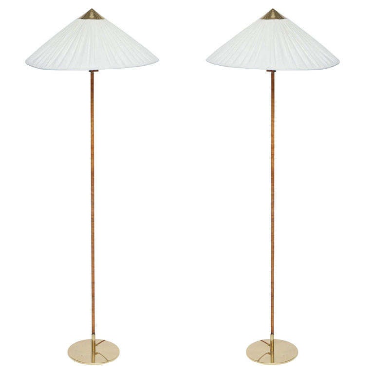 Paavo Tynel Cane Floor Lamps