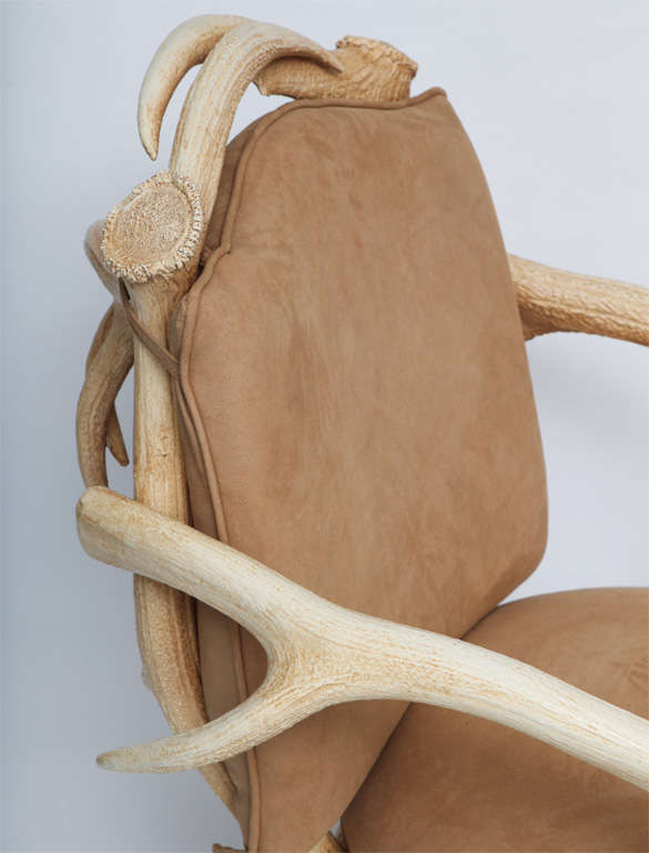 Horn Chair & Ottoman 2