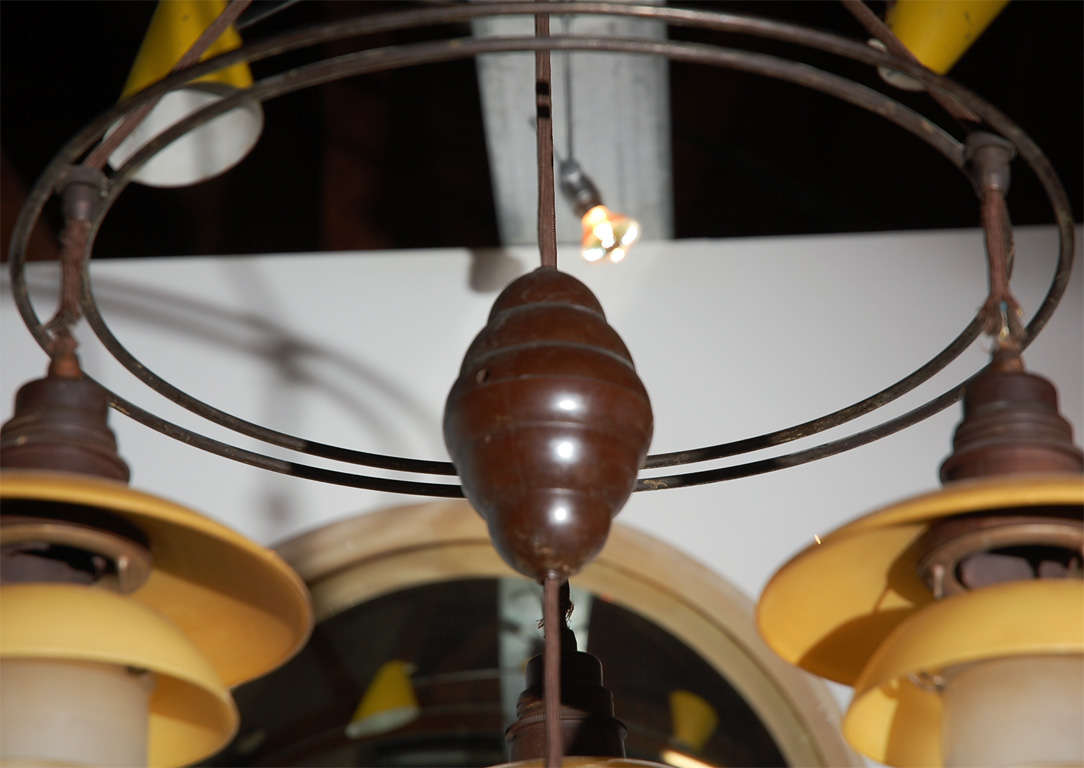 Poul Henningsen Hanging Fixture In Fair Condition In Los Angeles, CA