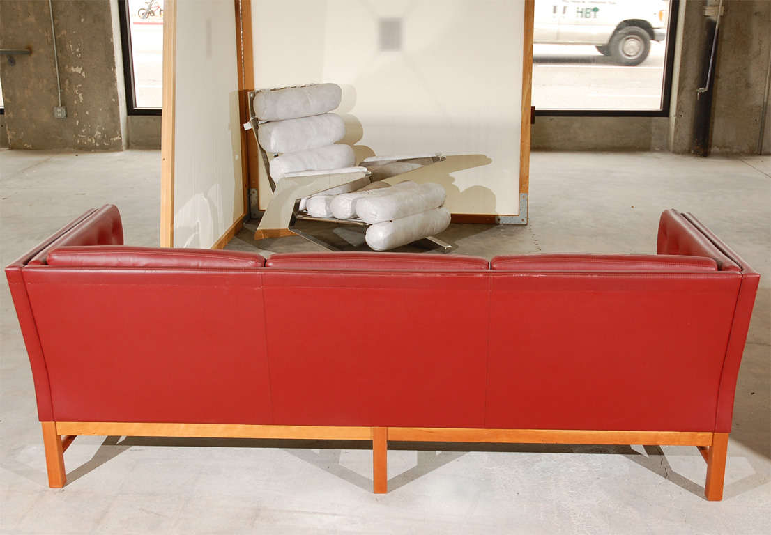 Wood Sofa by Erik Jorgensen For Sale