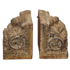 Pair of 18th C fragments