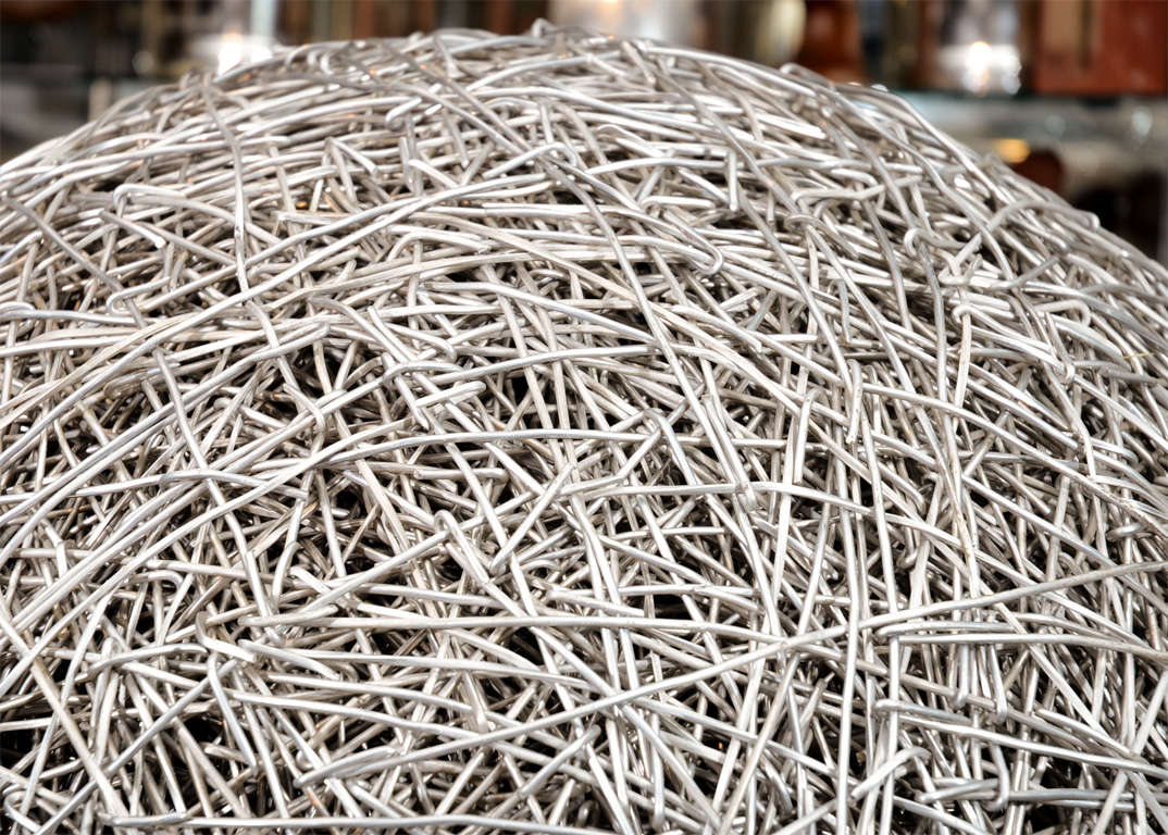 Monumental Ball of Aluminum Wire In Excellent Condition In New York, NY