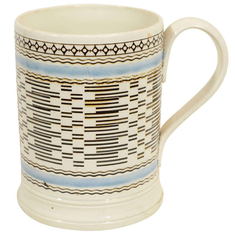 A Large Mochaware Mug
