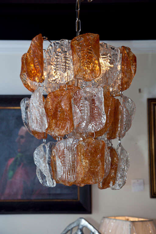 Glamorous Murano Chandelier from the 1970's