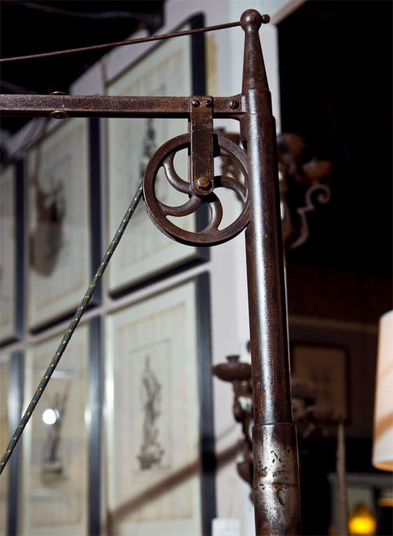 Iron Industrial Floor Lamp