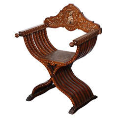 19th C. Savonarola "X" Shaped Bench