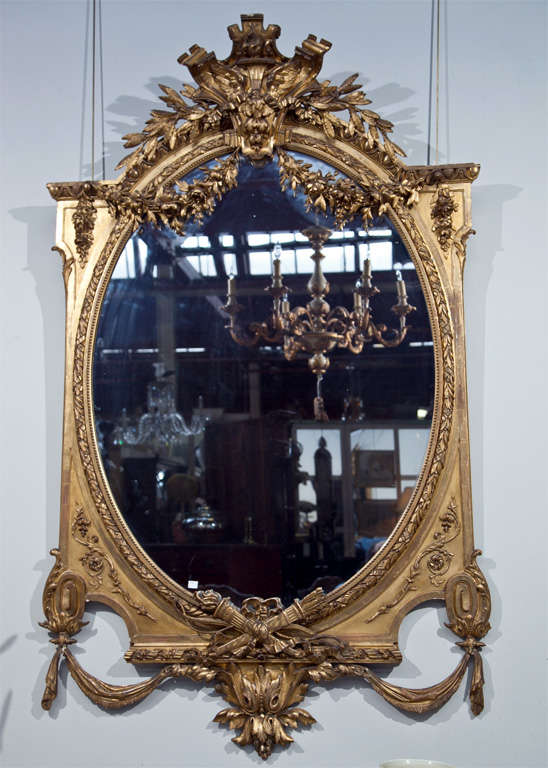 A French Gilt Mirror