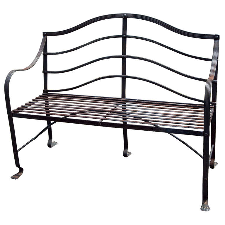 A Beautiful Garden Bench For Sale at 1stDibs