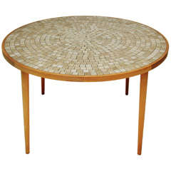 Mosaic Tile Top Table by Gordon Martz