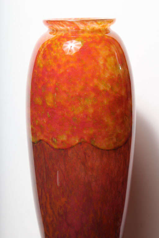 Art Deco Vase by Charles Schneider In Good Condition In Bridgewater, CT