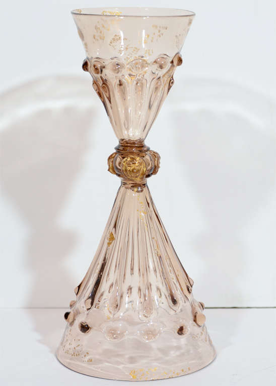 A Venetian Glass Goblet By Salviati & C.