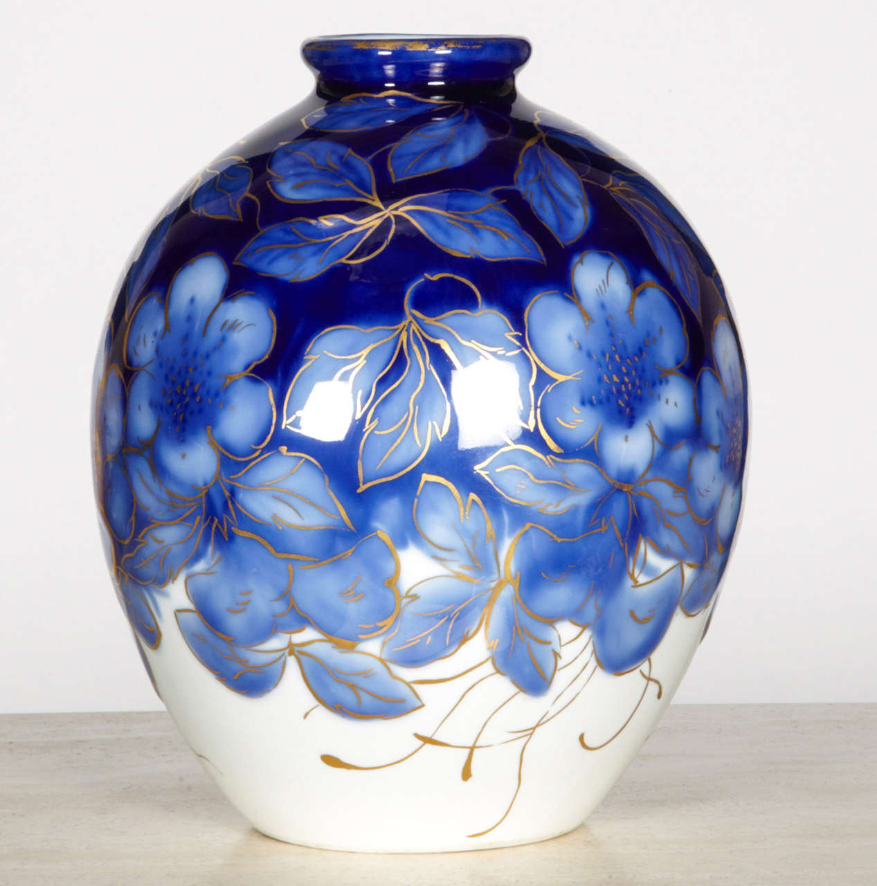 1950s porcelain vase by Camille Tharaud.