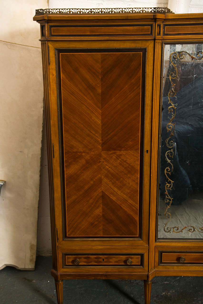 Legno Libreria, armadio o mobiletto moderno del Mid Century di Jansen in vendita