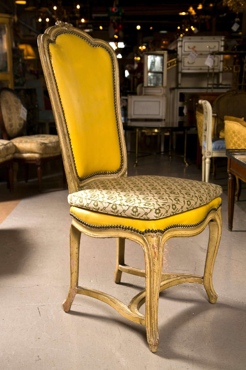 Set of 10 French Provincial Style Dining Chairs by Jansen In Excellent Condition In Manhasset, NY