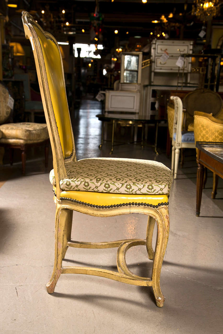 Mid-20th Century Set of 10 French Provincial Style Dining Chairs by Jansen