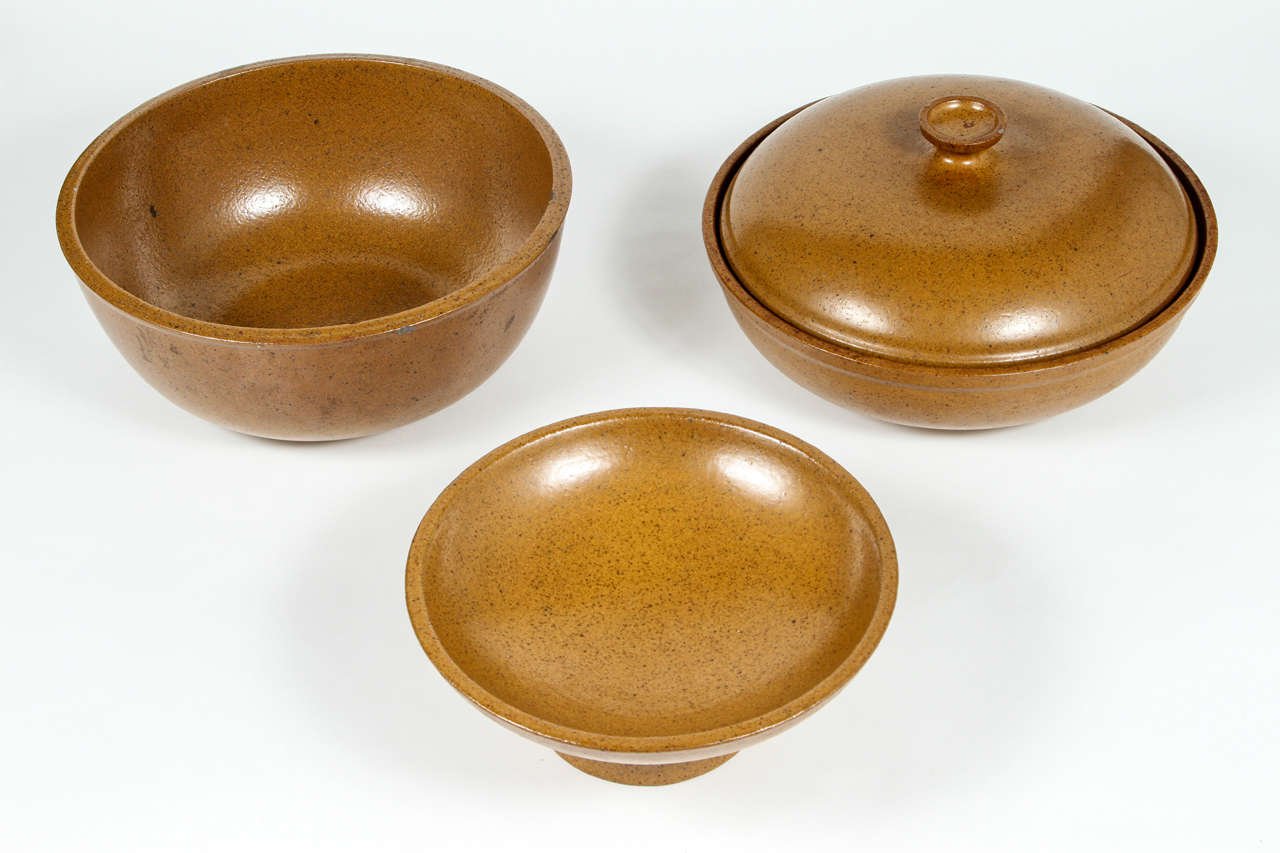 American Trio of David Cressey for AP Terra Major Gourmet Ware Ceramics
