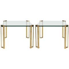 Great Pair Of Bronze Tables By Van Heeck 8