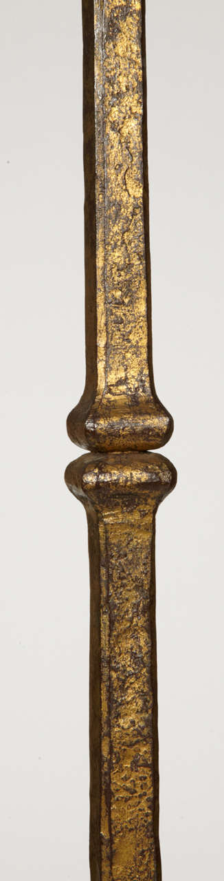 Gilt Great Floor Lamp by Maison Ramsay