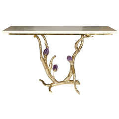 Awesome Console With Amethyst By Jacques Duval-Brasseur
