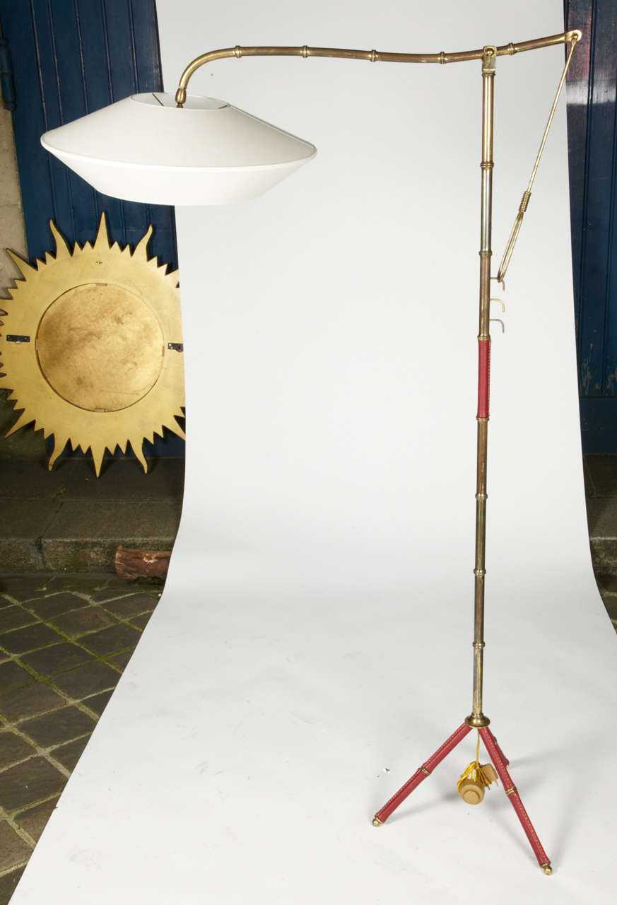 Great Floor Lamp By Jacques Adnet