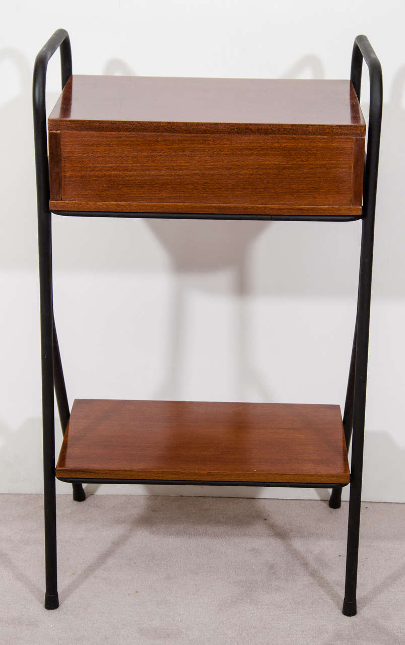 Pair of Nightstands Attributed to Jacques Hitier, France, 1950s 1