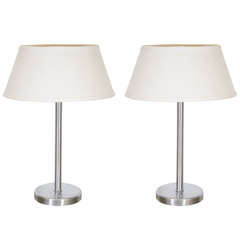 A Pair of Mid Century Walter Von Nessen Lamps