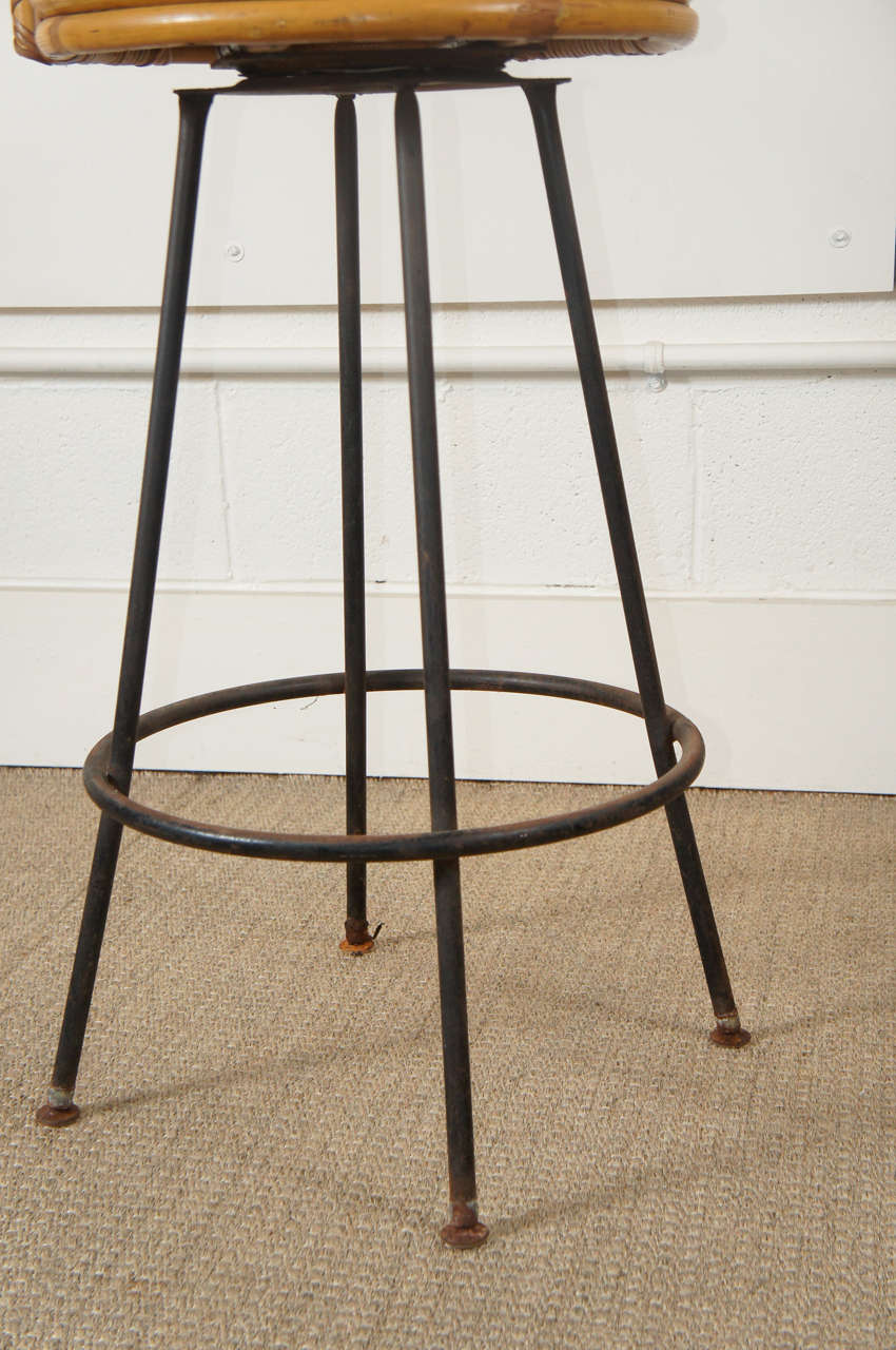 Charming Group of Rattan Barstools 3