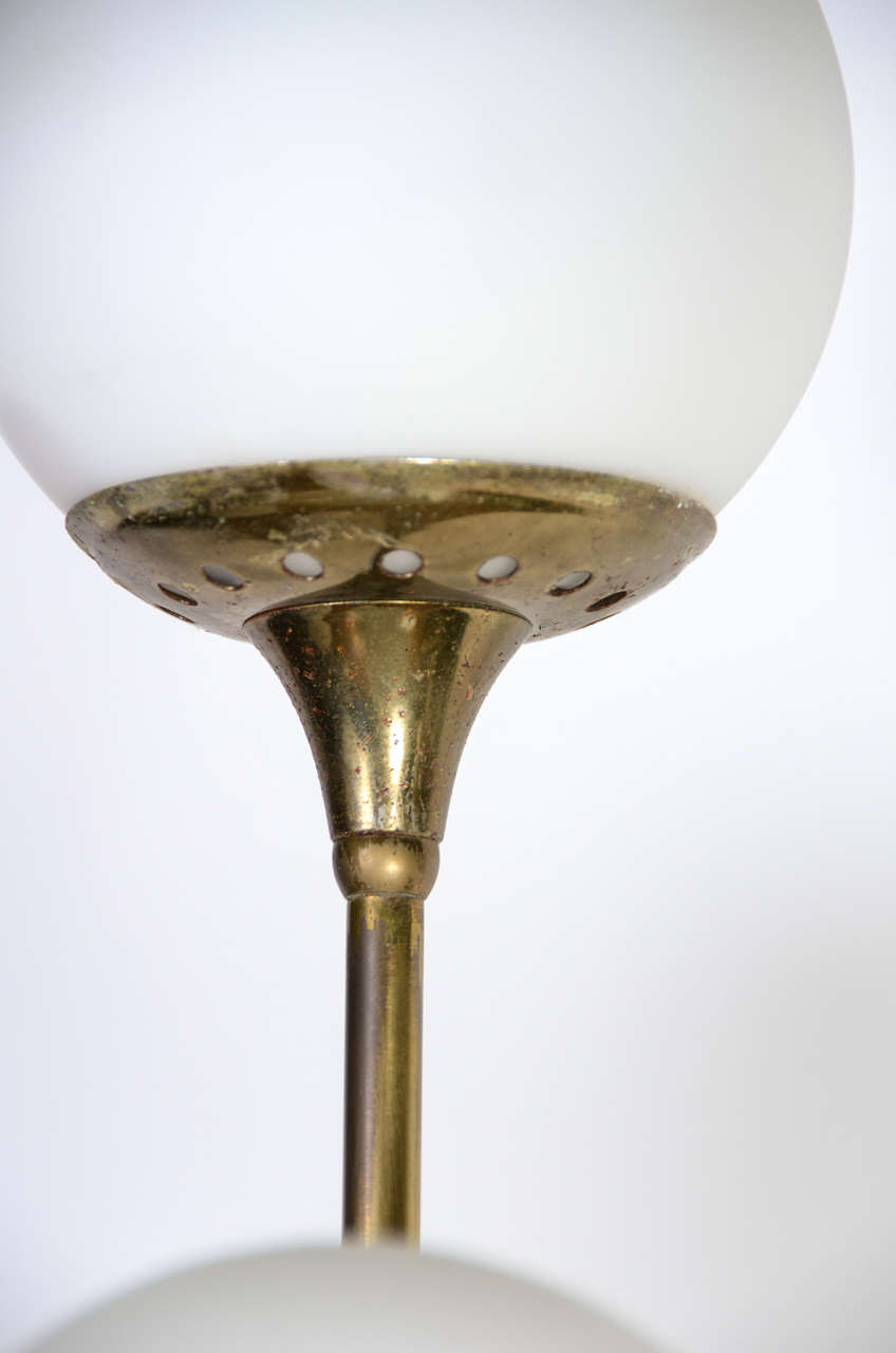 Brass Alberello Floor Lamp by Stilnovo