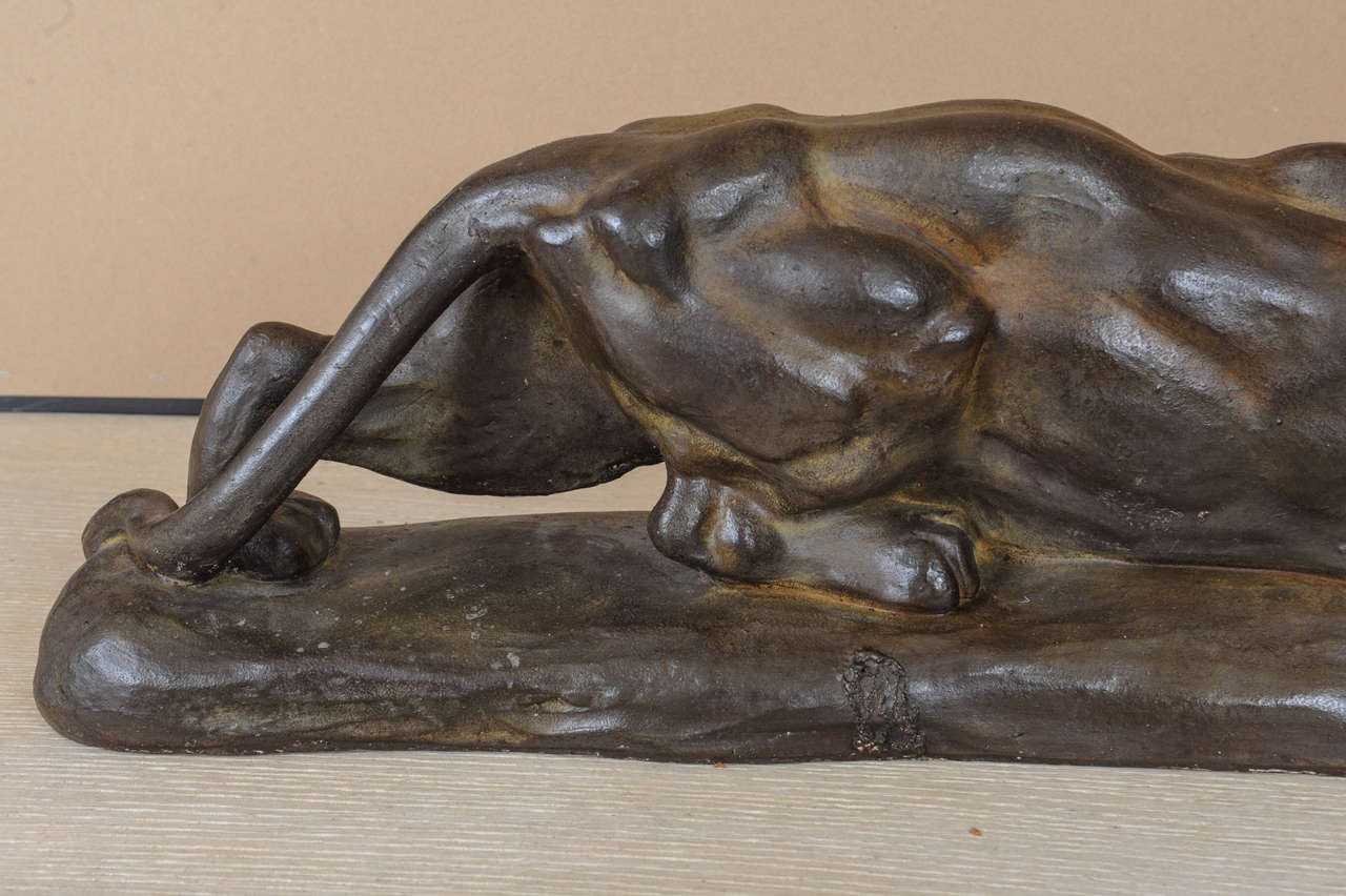 20th Century An Italian Terracotta Panther