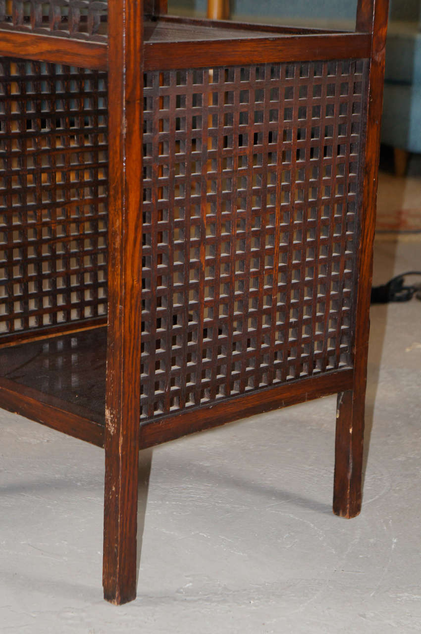 20th Century Mahogany Square Stand For Sale