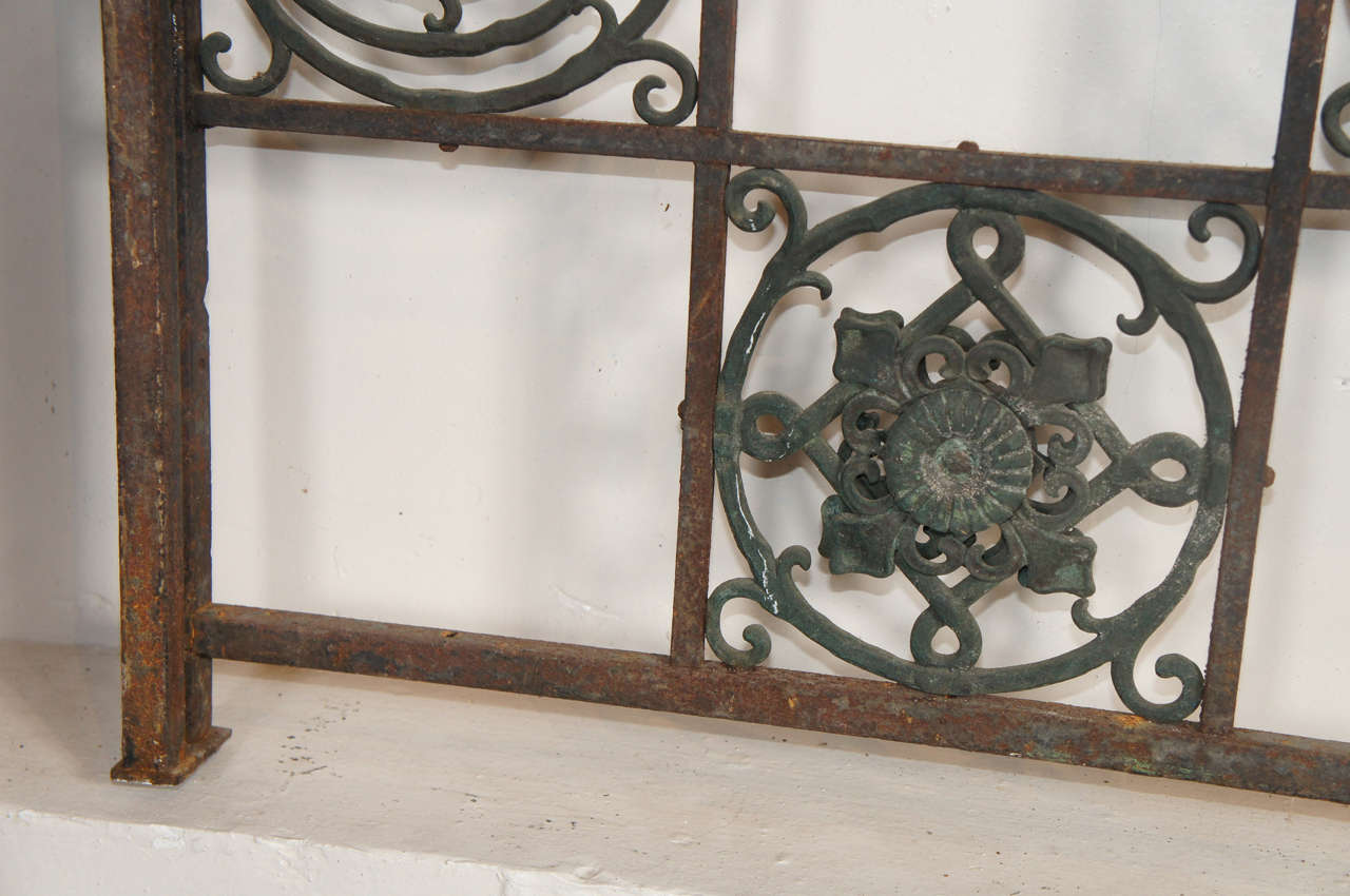 Renaissance Style Iron and Bronze Gate For Sale 2