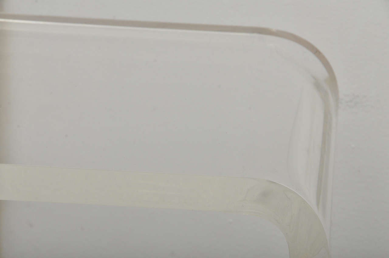 American Lucite Bench