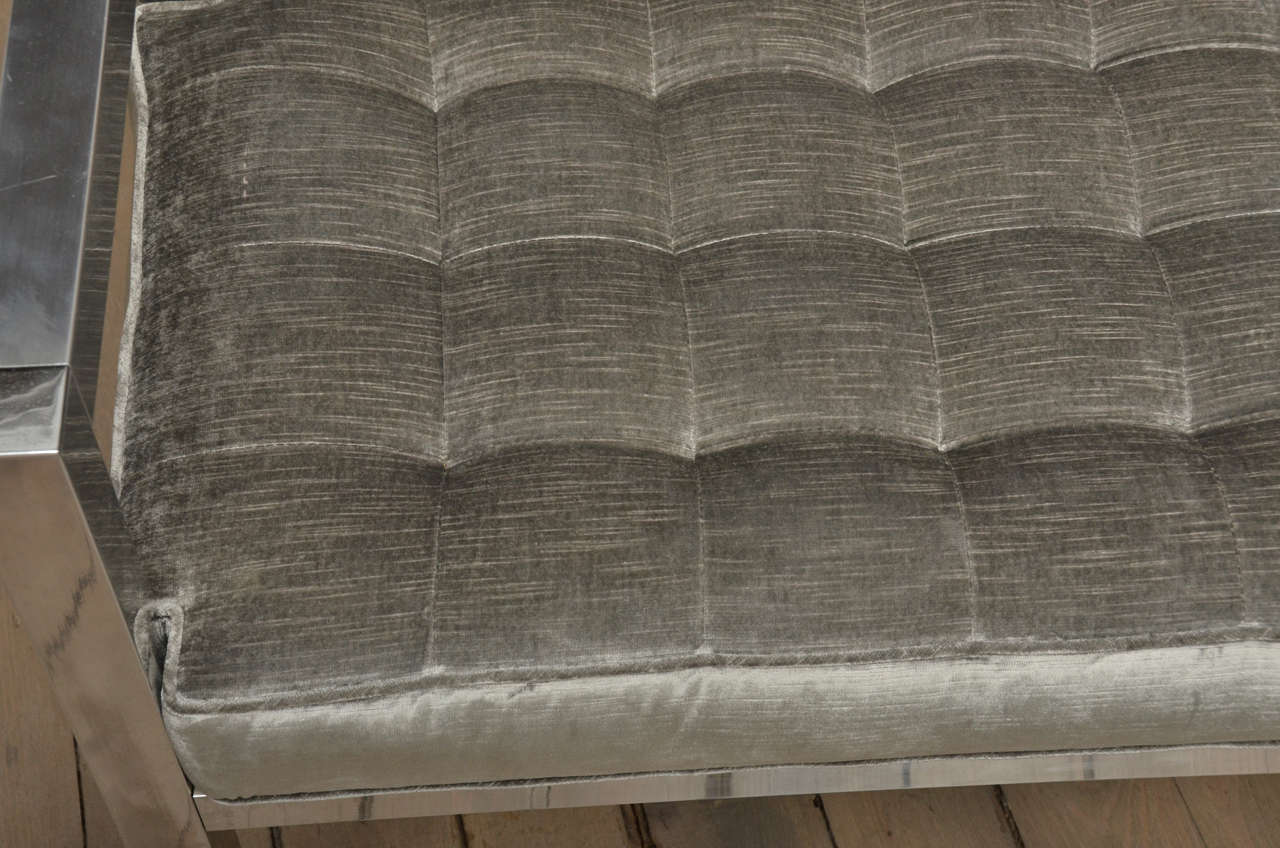 American Chromed Aluminum Bench