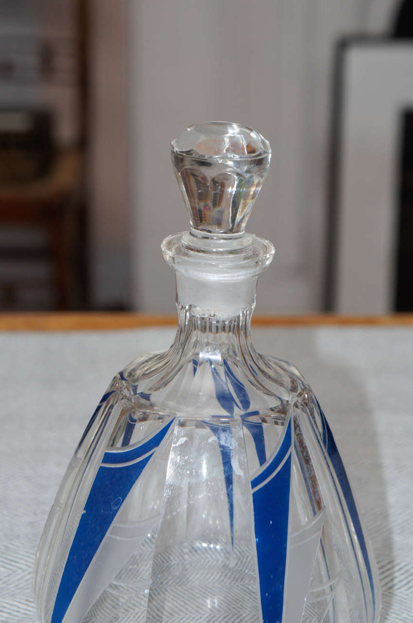 French Art Deco Perfume Bottle In Excellent Condition In Hudson, NY