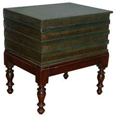 Antique Victorian Bible Box in the Form of a Stack of Four Books
