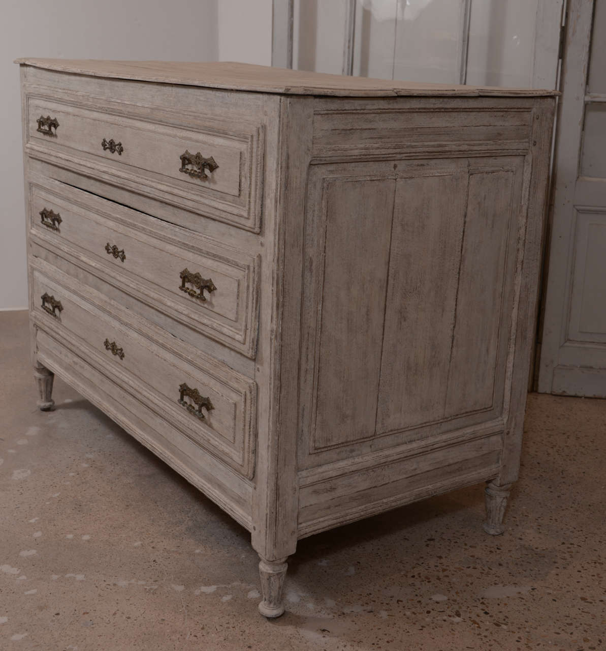 Wood 19th c. Painted Commode