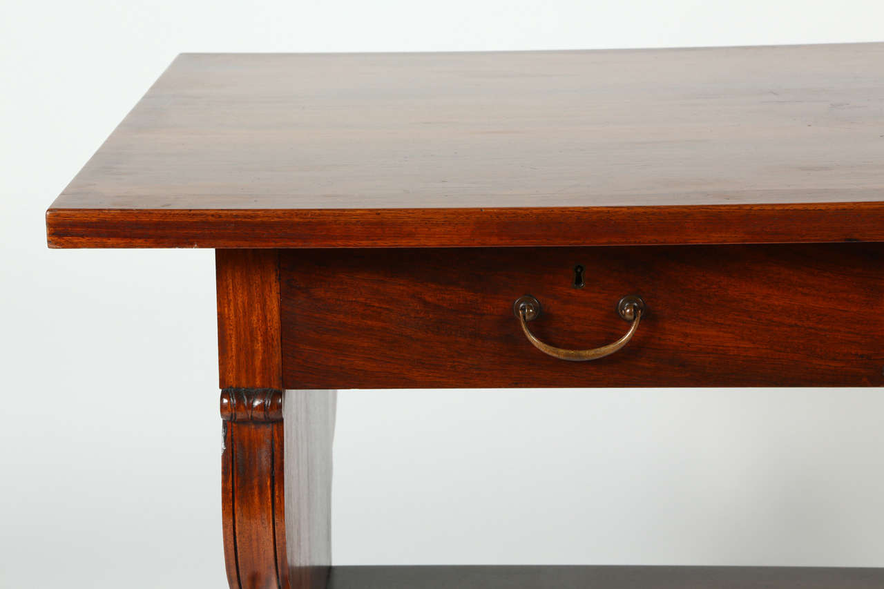 Regency Mahogany Center Table from the Estate of Doris Duke For Sale 1