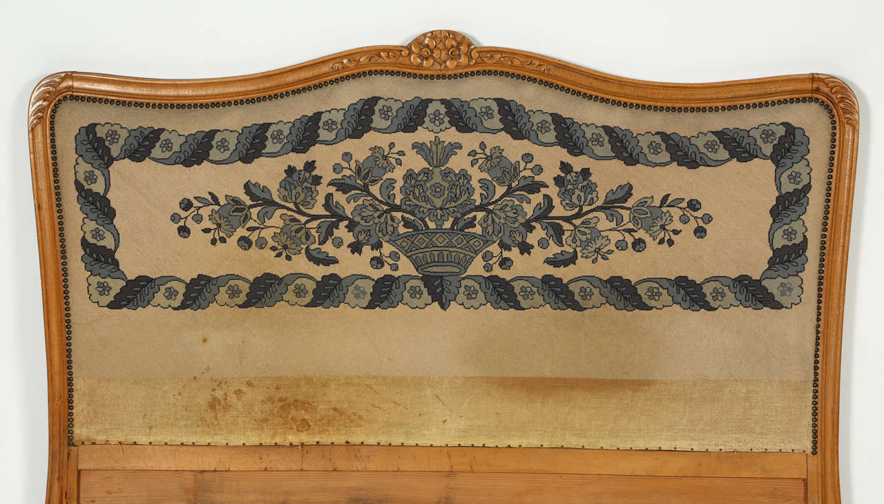 Empire Late 19th Century French Headboard and Bed Frame