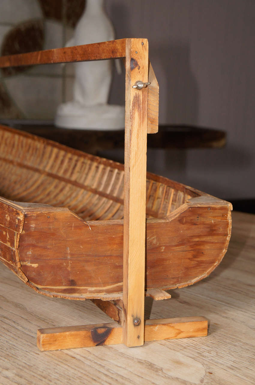 19th Century Lifeboat Model in Frame