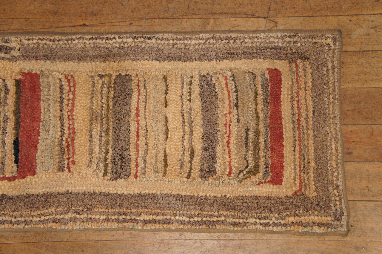 19th Century Hooked Table Rug