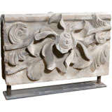 19th Century Chinese Terracotta Brick on Stand