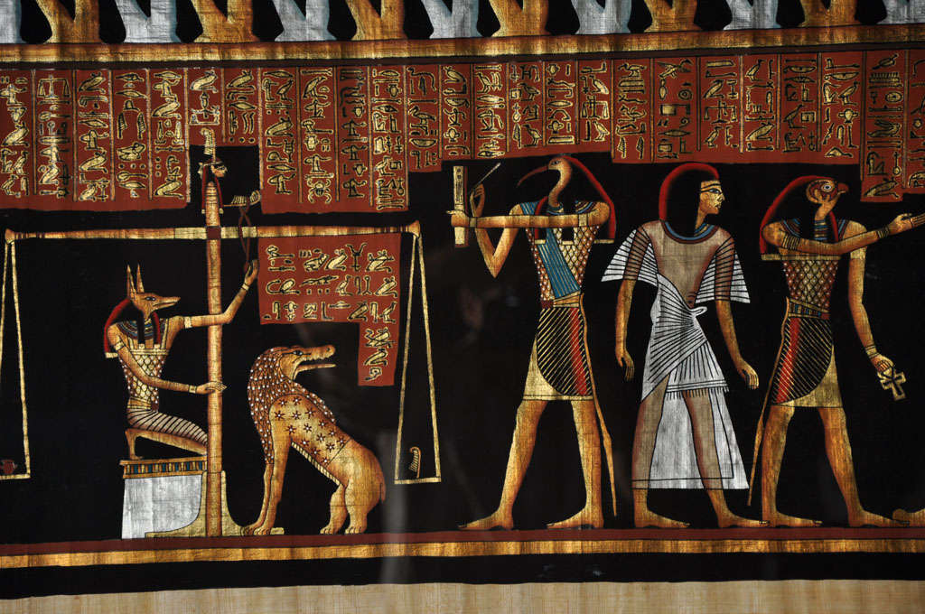egyptian papyrus art framed