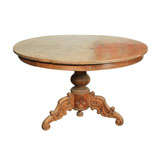 Antique Round  Dining  Table  Meja  Bunder