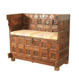 Indian  Old  Gujerati  Storage    Cabinet  Sofa