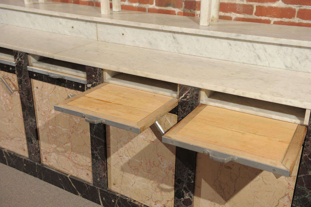 French Marble Butcher Counter 4