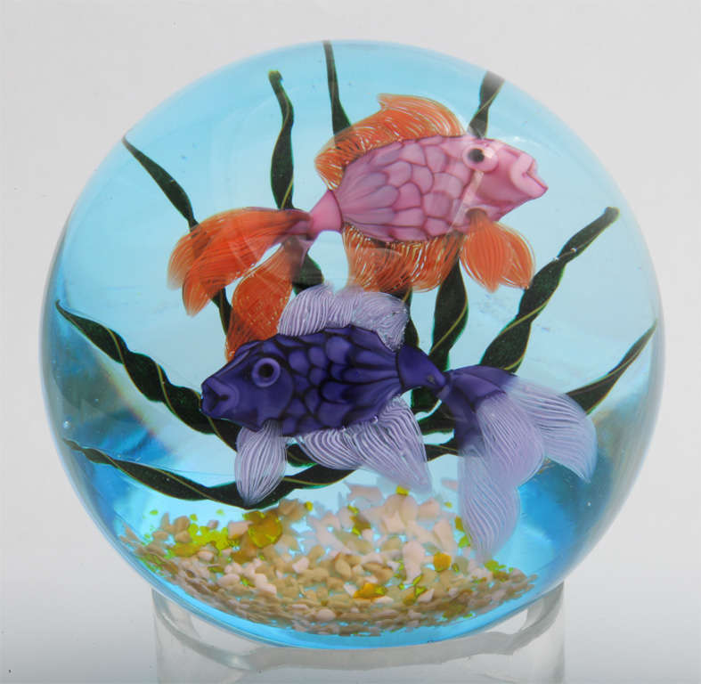 Ken Rosenfeld Beta Fish Paperweight
