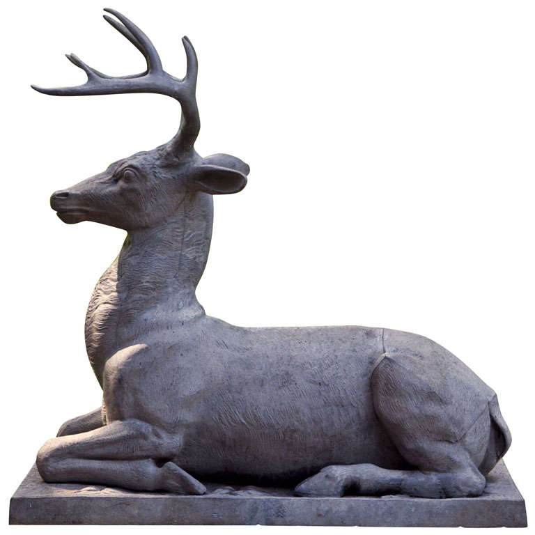 Supremely Elegant Zinc Stag