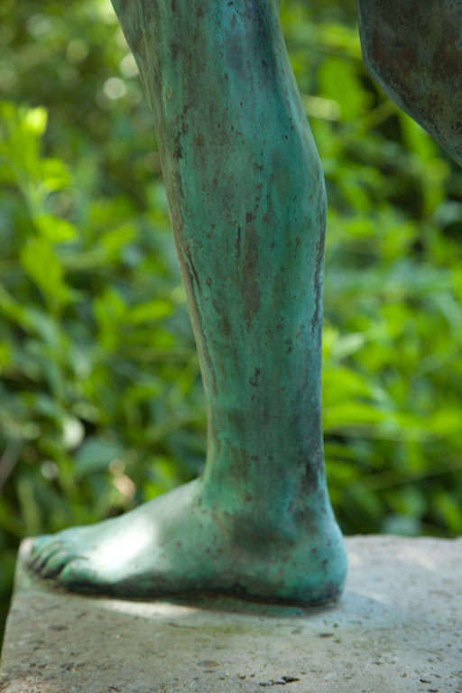 Graceful Bronze Figure of a Young Dancer 1