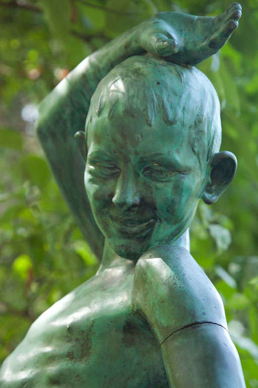 Graceful Bronze Figure of a Young Dancer 2